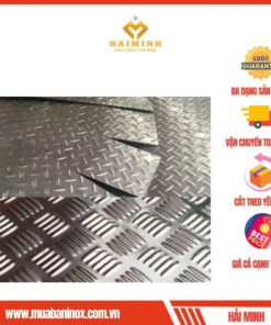 Tôn nhám inox dập gân