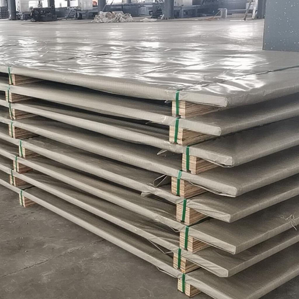 Ống Inox Mạ Vàng 8 Collage hình ảnh các ứng dụng đa dạng của inox màu: sảnh thang máy, mặt tiền cửa hàng, và một khu bếp nhà hàng.